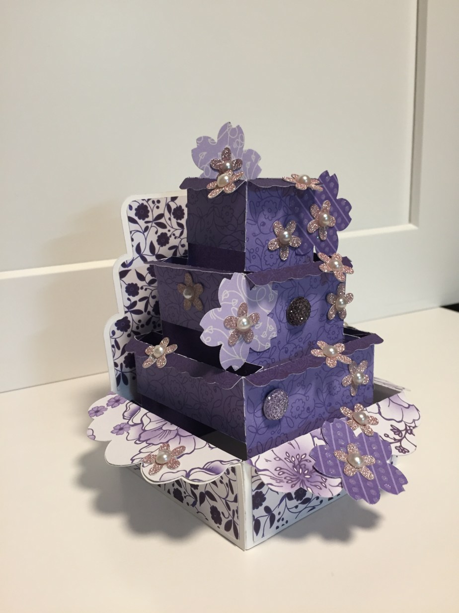 Cake Box Card and Cascade&nbsp;Card